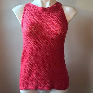 New York & Company Sleeveless Knit Sweater, Pink